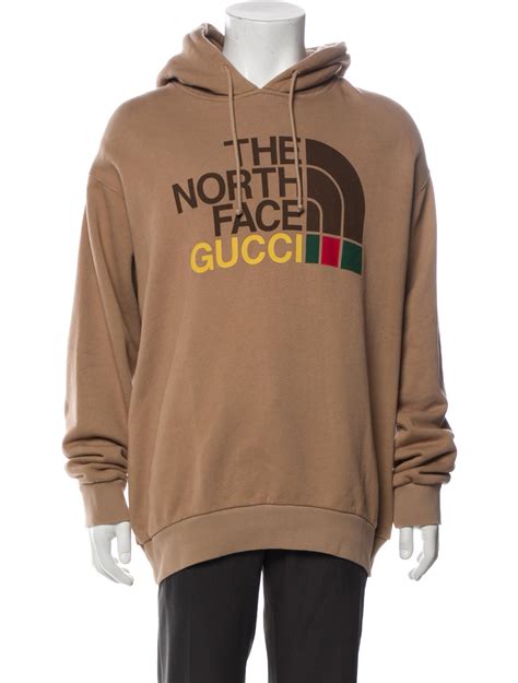 gucci the north face hoodie|Gucci north face hoodie brown.